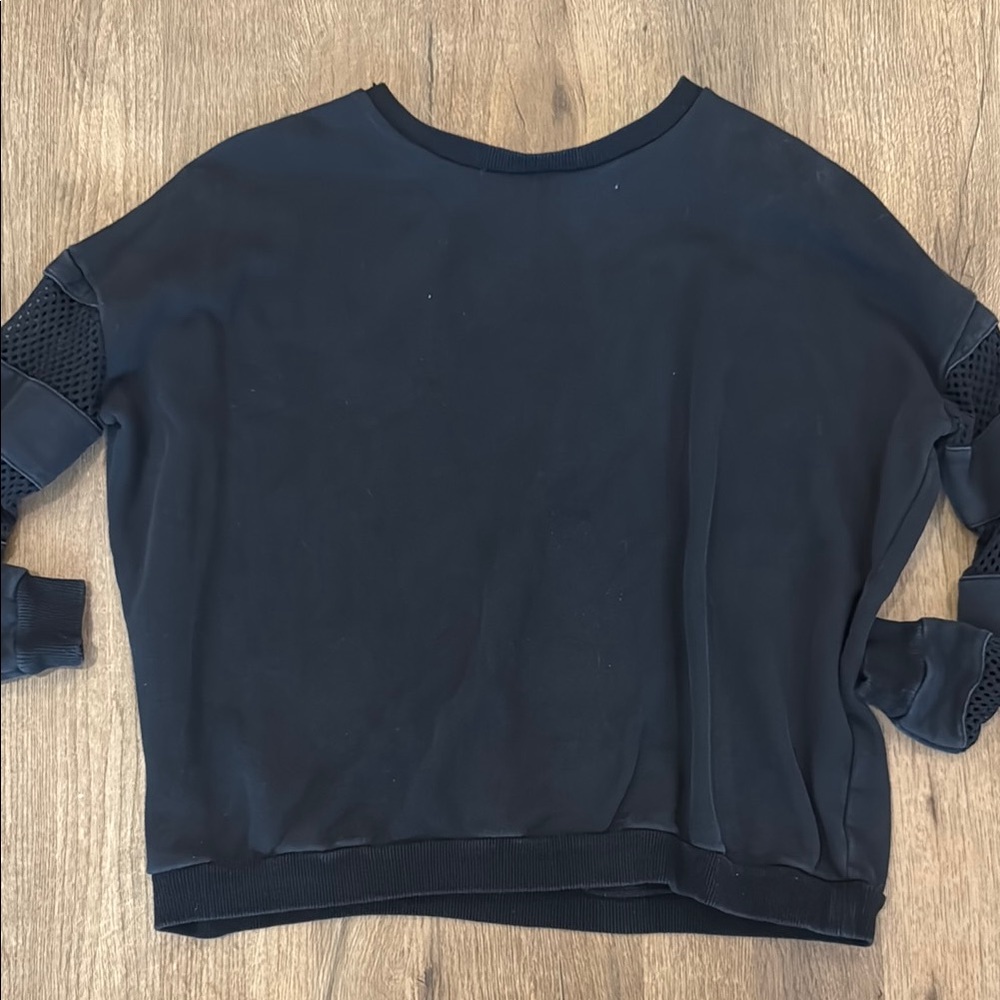 Evil Twin Black Mesh Sleeve Sweatshirt